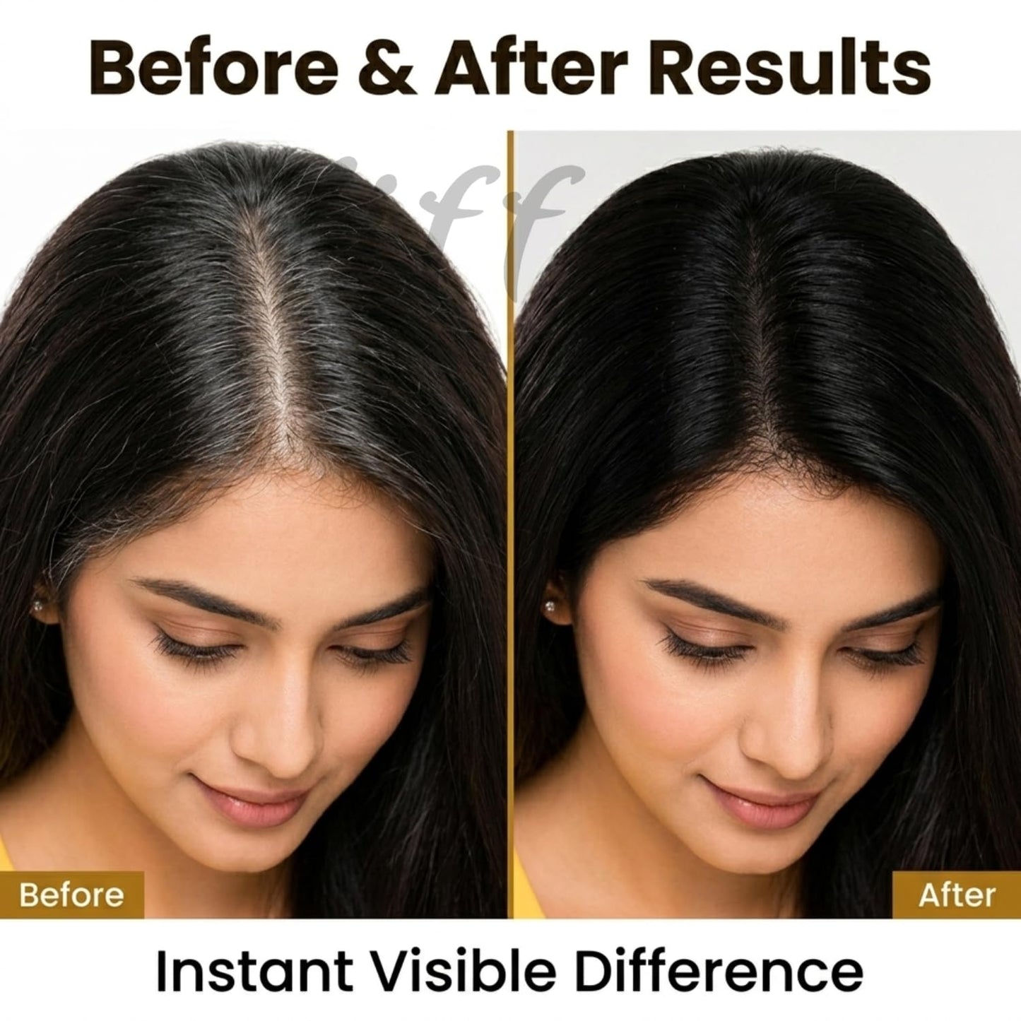 2 in 1 Instant Hair Color Stick, Waterproof and Sweat Proof Hair Dye Stick- Pack of 1