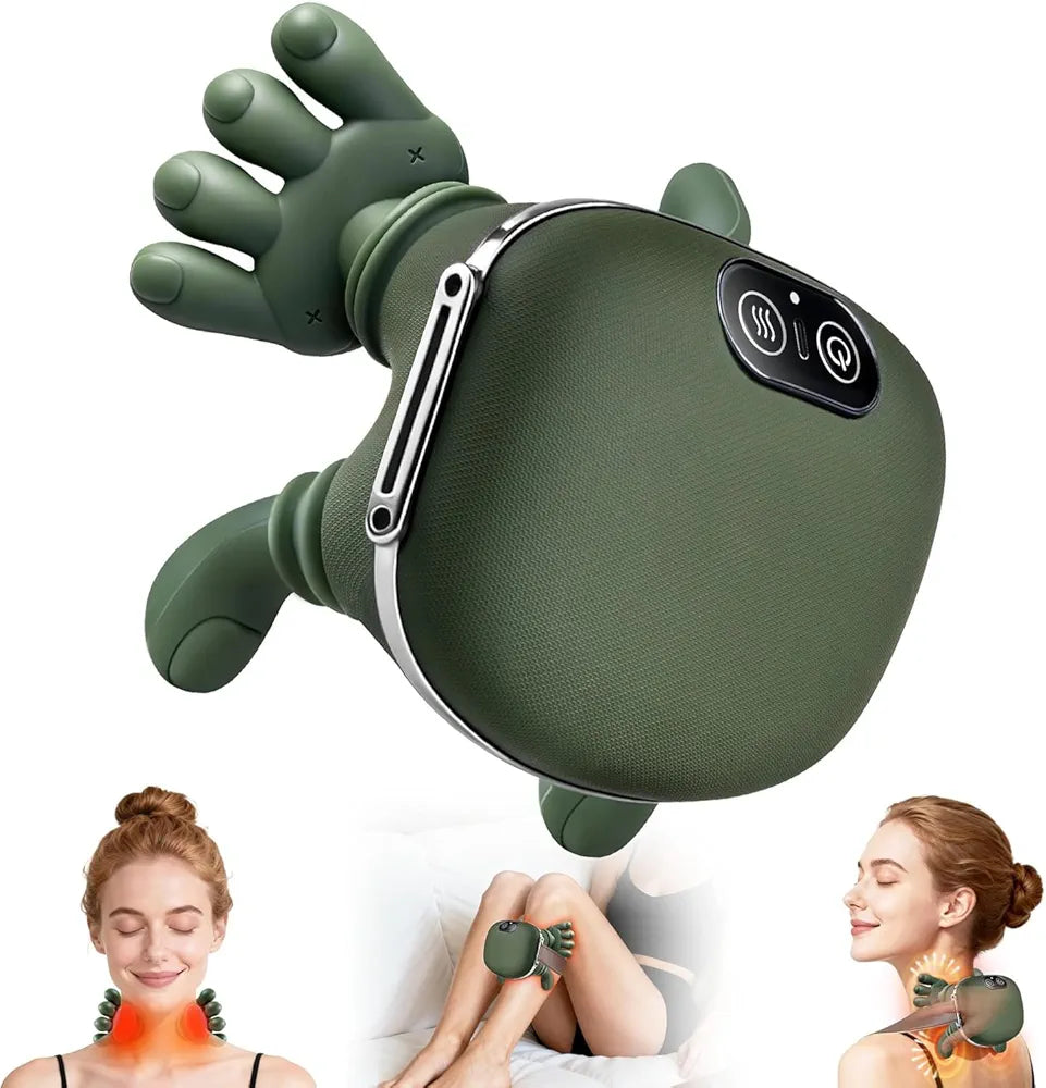 Long Rechargeable Kneading Neck & Shoulder Massager